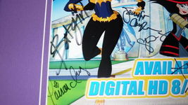 DC Superhero Girls Cast Signed Framed 16x20 Poster Display 2017 SDCC B image 8