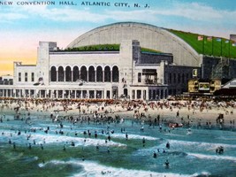 Atlantic City Postcard New Convention Hall Circa 1929 New Jersey Fred He... - $19.80