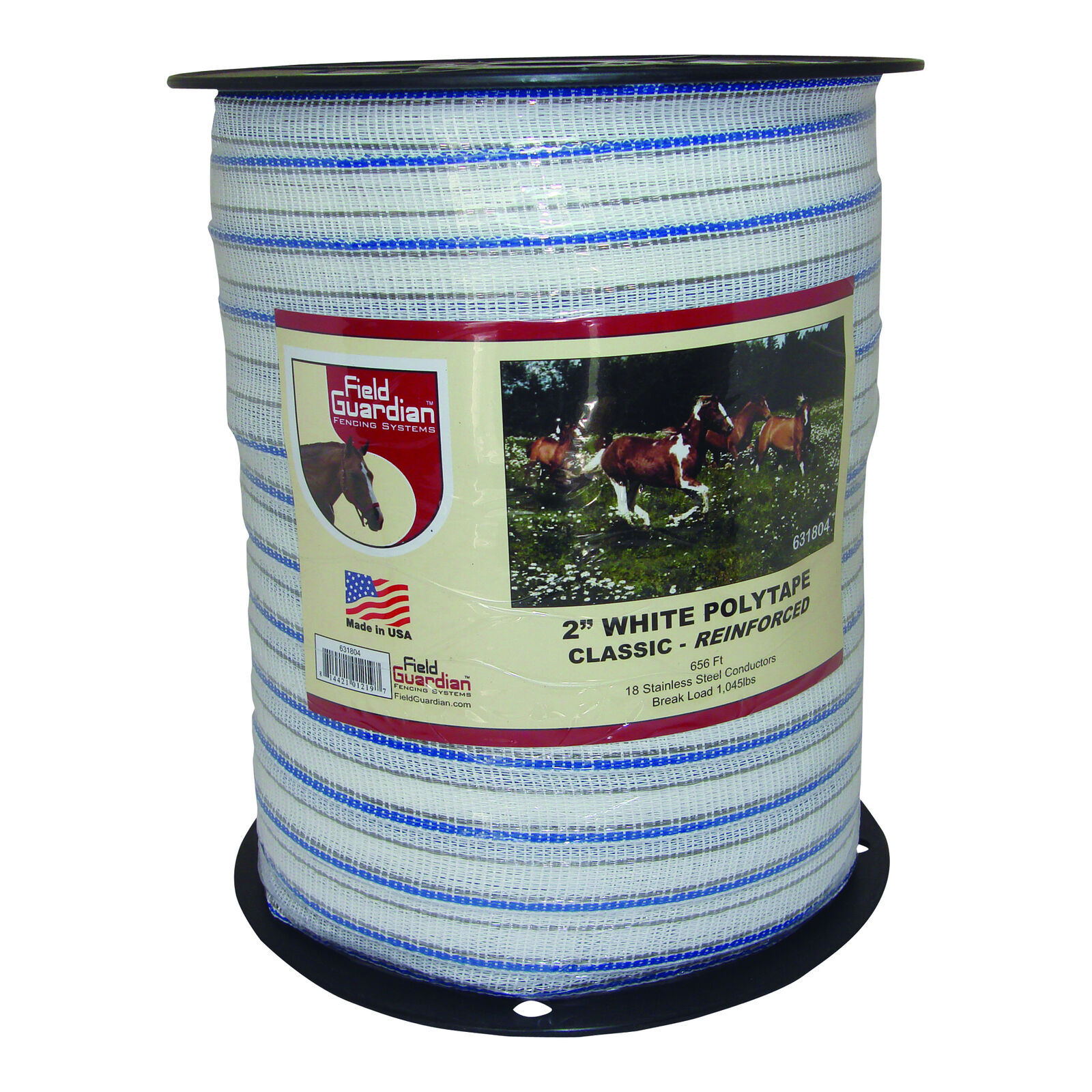 Field Guardian 2 White Polytape Classic Reinforced 631804  814421012197