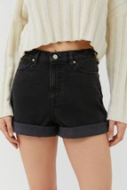 Urban Outfitters BDG Mom High-Rise Denim Short – Washed Black, Size 29 - $45.53