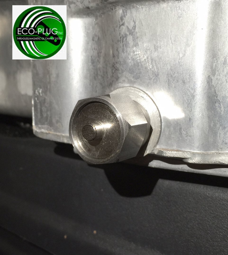 ECOPLUG Oil Drain Plug for DAMAGED Aluminum Oil Pan Thread Size 14mm
