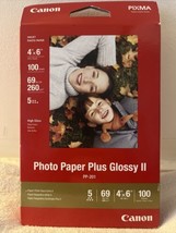 Canon PP-201 Photo Paper Plus Glossy II, 4x6 inch - 100 Sheets - $10.40