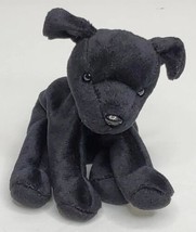 ty Luke Black Puppy Dog 6-7&quot; Stuffed Animal 1999 Plush - $19.20