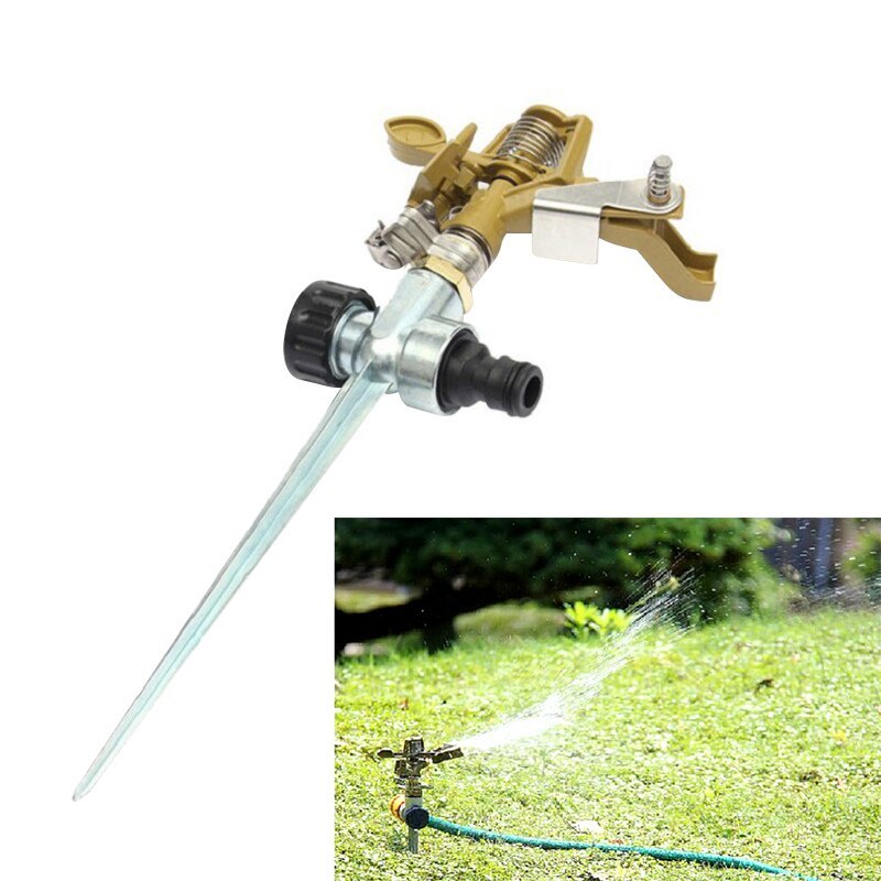 360 Degree Rotary Irrigation Sprayer Sprinkler Automatic Watering Garden Water N