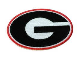 Georgia Bulldogs UGGA NCAA Football Full Embroidered Iron on Patch 2.8" x 1.8" - $5.87