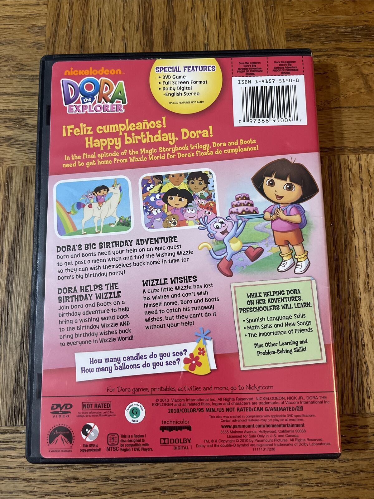 Dora The Explorer Big Birthday Adventure DVD - DVDs & Blu-ray Discs