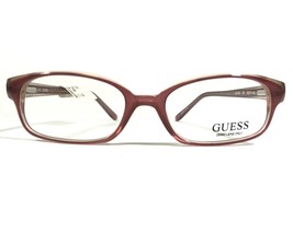 Guess GU1047 RO Eyeglasses Frames Pink Rectangular Full Rim 50-17-145 - $55.92