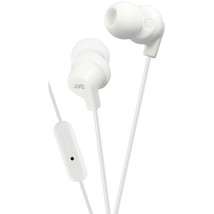 JVC HAFR15W In-Ear Headphones with Microphone (White) - $34.35