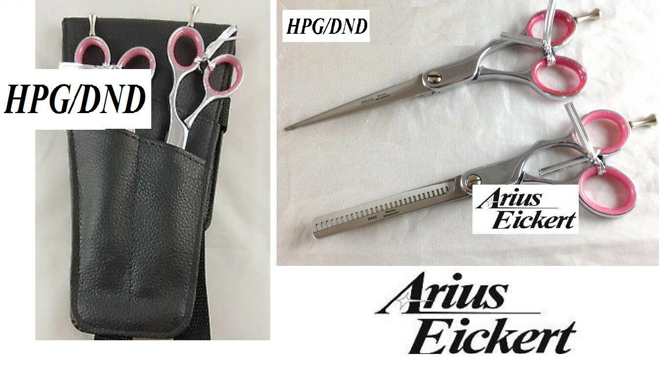 ARIUS EICKERT SHEAR SET STRAIGHT&BLENDER Simply Pink Barber Hair Stylist SCISSOR