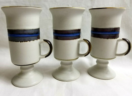 Otagiri Cappuccino Coffee Latte Tea Drinking Cup Mug Blue White 5.5&quot; - $29.99