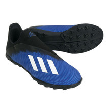 Adidas Jr. X 19.3 LL TF Turf Football Shoes Youth Soccer Cleats Blue EG9839 - $76.99