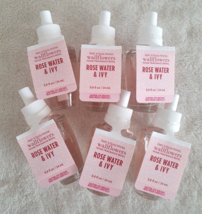 6x Bath &amp; Body Works Rose Water &amp; Ivy Wallflowers Home Fragrance Refill ... - $48.00