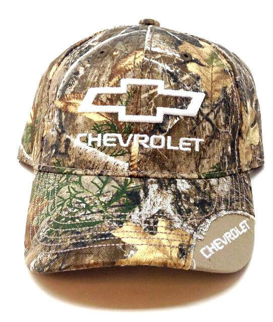 CHEVROLET CHEVY REALTREE EDGE CAMO CAMOUFLAGE ADJUSTABLE HAT CAP ...