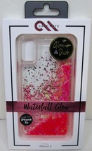 Case Mate Waterfall Glow in The Dark Liquid Pink Glitter For Apple iPhone X - $7.59