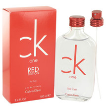 Calvin Klein CK One Red Perfume 3.4 Oz Eau De Toilette Spray image 2