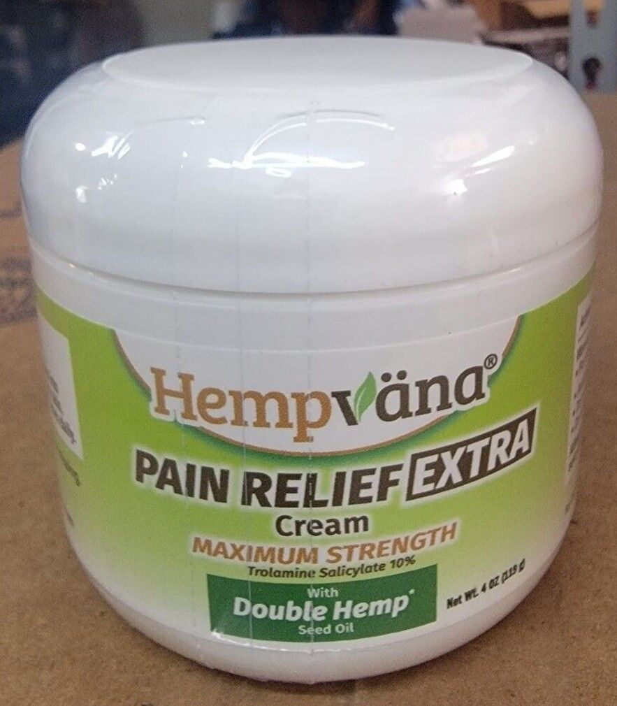 Hempvana Maximum Strength Pain Relief Cream. 4 OZ. As Seen On TV SEALED