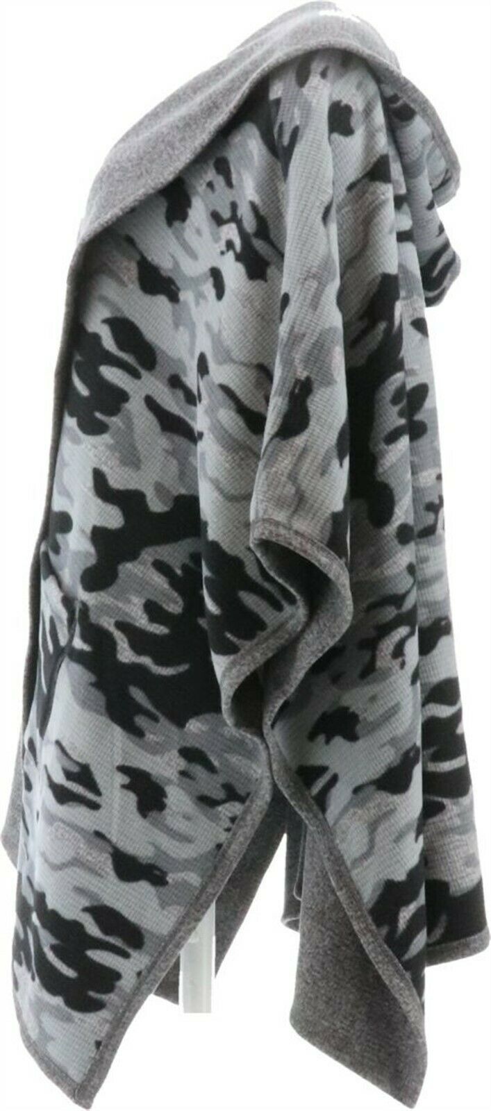cuddl duds reversible fleece hoodie wrap