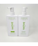 Native Volumizing Shampoo &amp; Conditioner - Cucumber &amp; Mint 16.5 oz NEW - $36.58