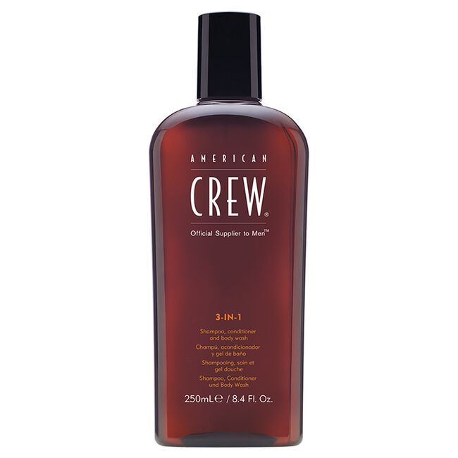 American Crew 3 In 1 Shampoo, Conditioner And Body Wash 8.4Oz