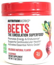 1 NutritionWorks Beets The Circulation Superfood Nat Flavor 20 Serv Dietary Supp