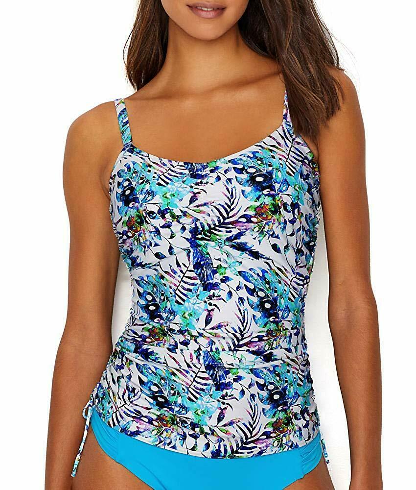 Fantasie Multi Fiji Underwire Tankini Swim Top Us 34i Uk 34g Swimwear 0797