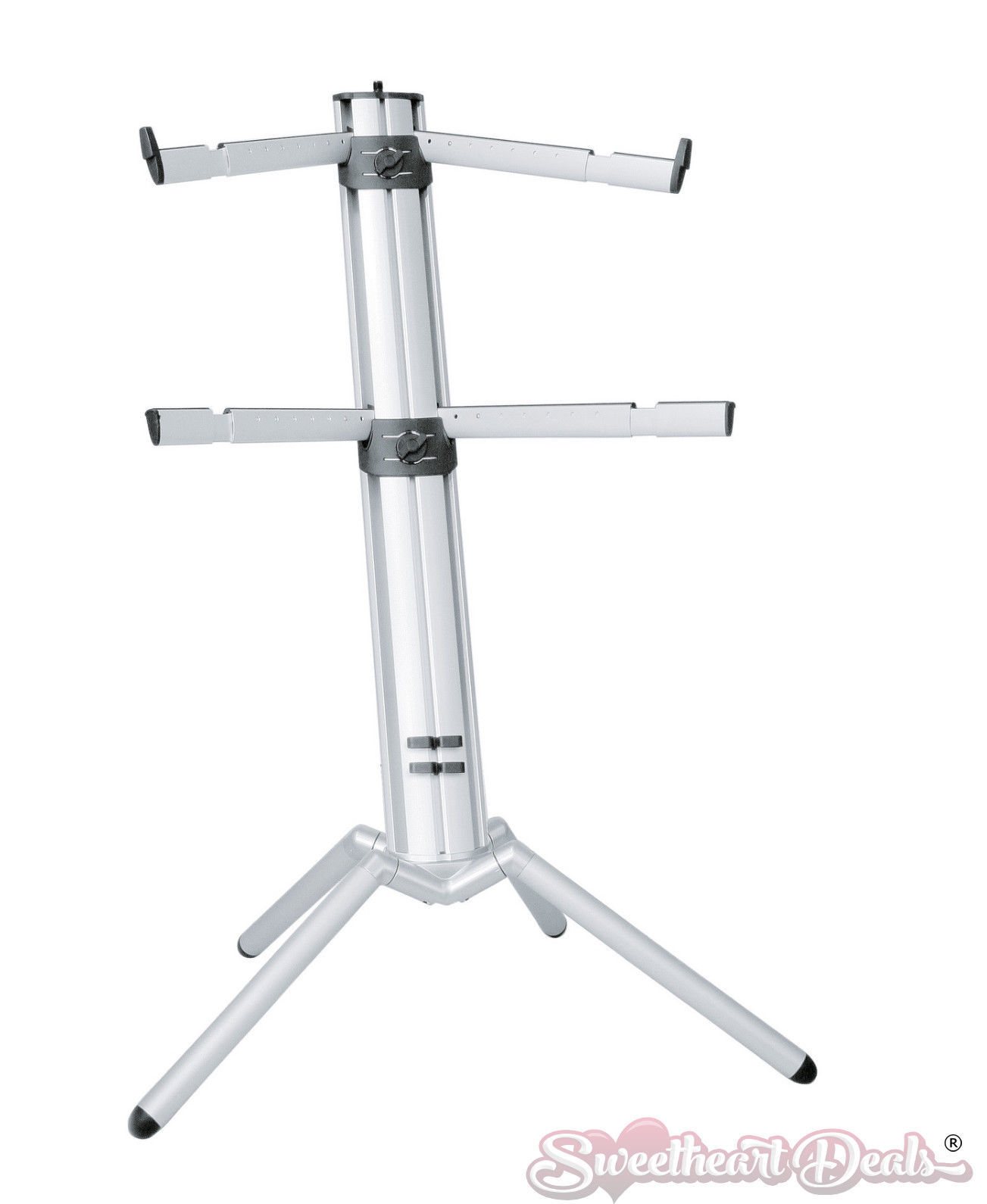 K&M Spider Pro Keyboard Stand Silver 18860 Keyboard Stands