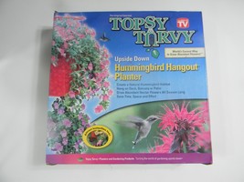 Topsy Turvy Upside Down Hummingbird Hangout Planter As Seen On TV - $9.75