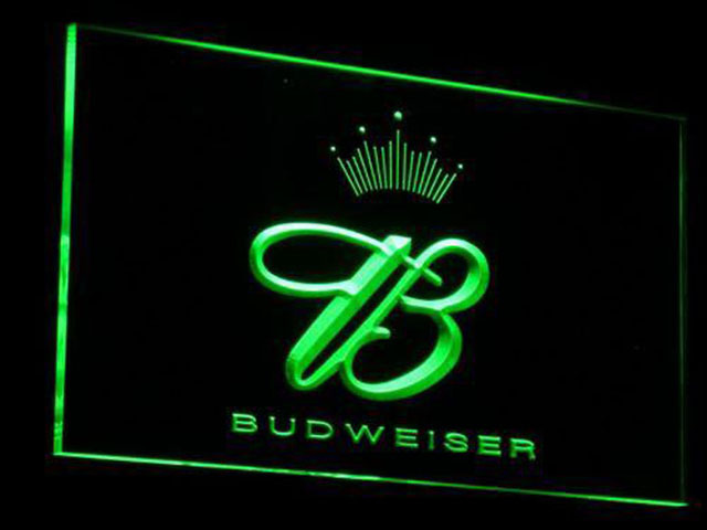 Budweiser Crowned B LED Neon Sign decor crafts