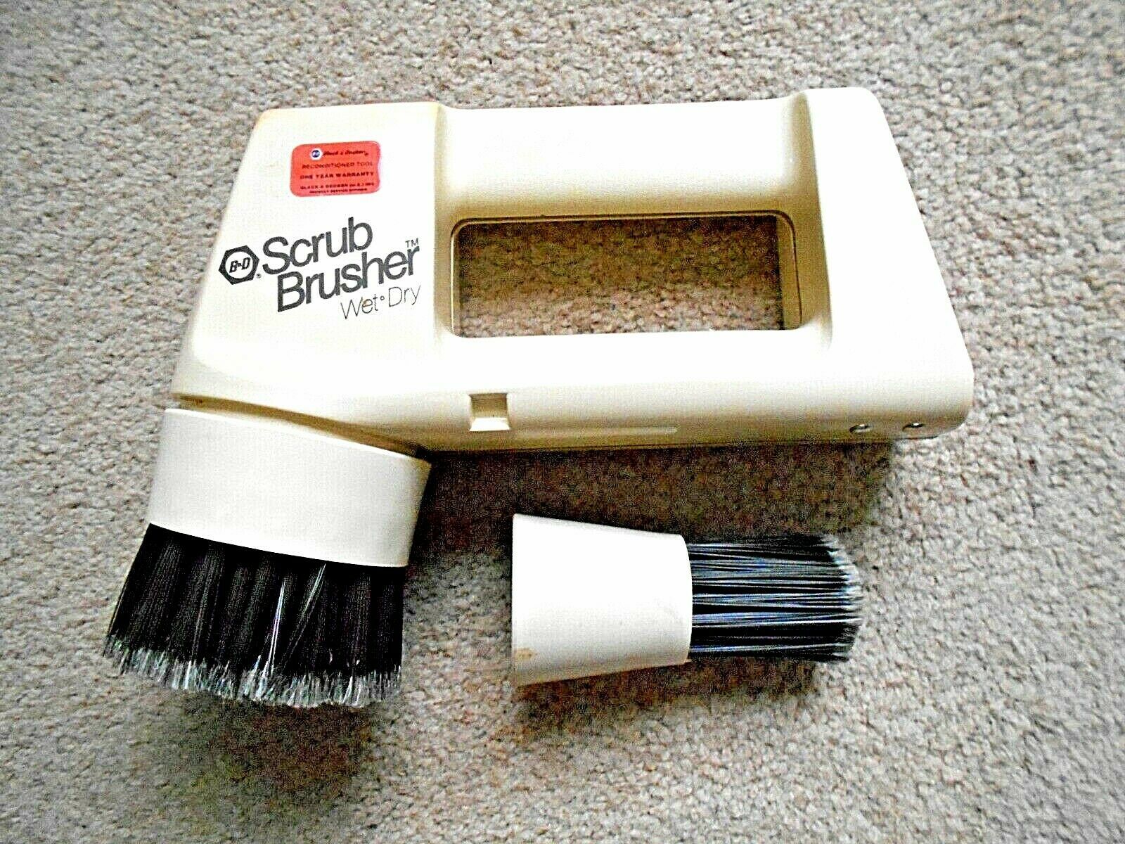 Black & Decker Wet & Dry Electric Scrub Brush Cordless Scrubber Model