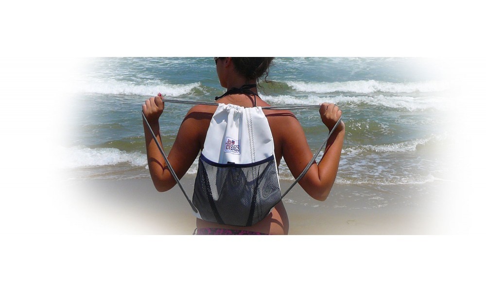 Beach backpack for women, Waterproof backpack Drawstring backpack