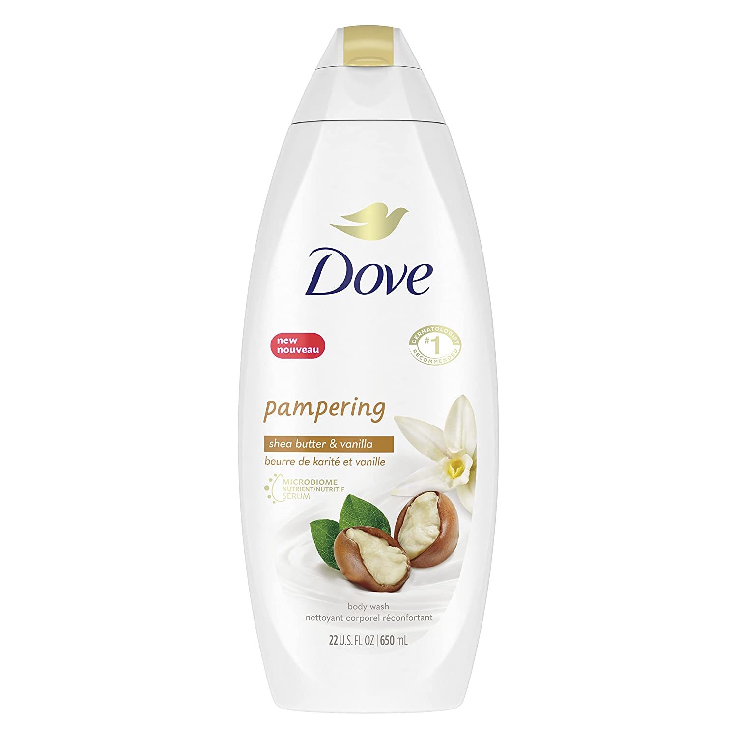 New Dove Body Wash for Dry Skin Shea Butter with Warm Vanilla Cleanser That Effe