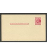 Vintage Unused Postcard Pre Stamped #UX38 2 cent Franklin - $0.50