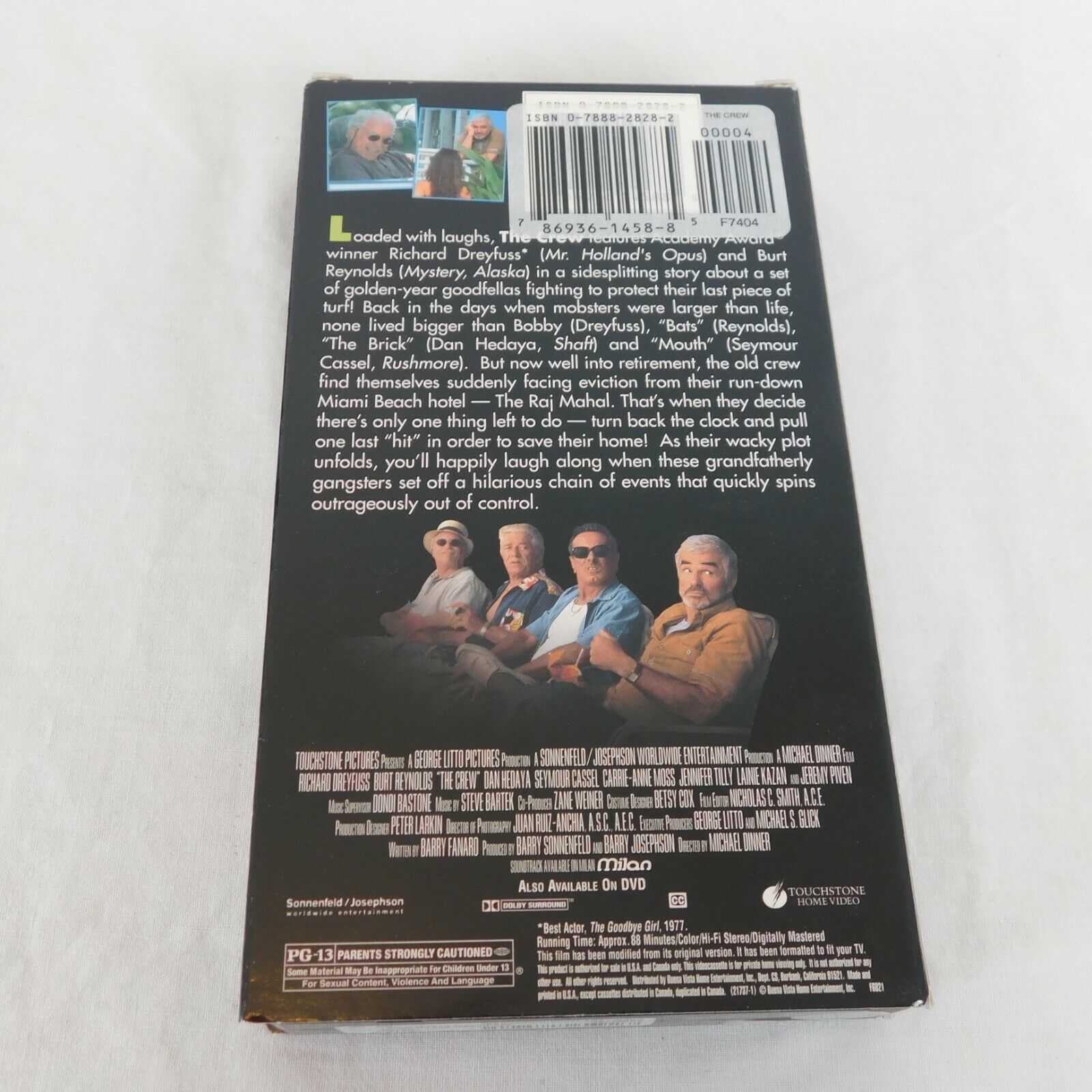 The Crew VHS 2001 Burt Reynolds Richard and similar items