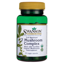 Swanson Full Spectrum 7 Mushroom Complex 60 Veggie Capsules - $32.86