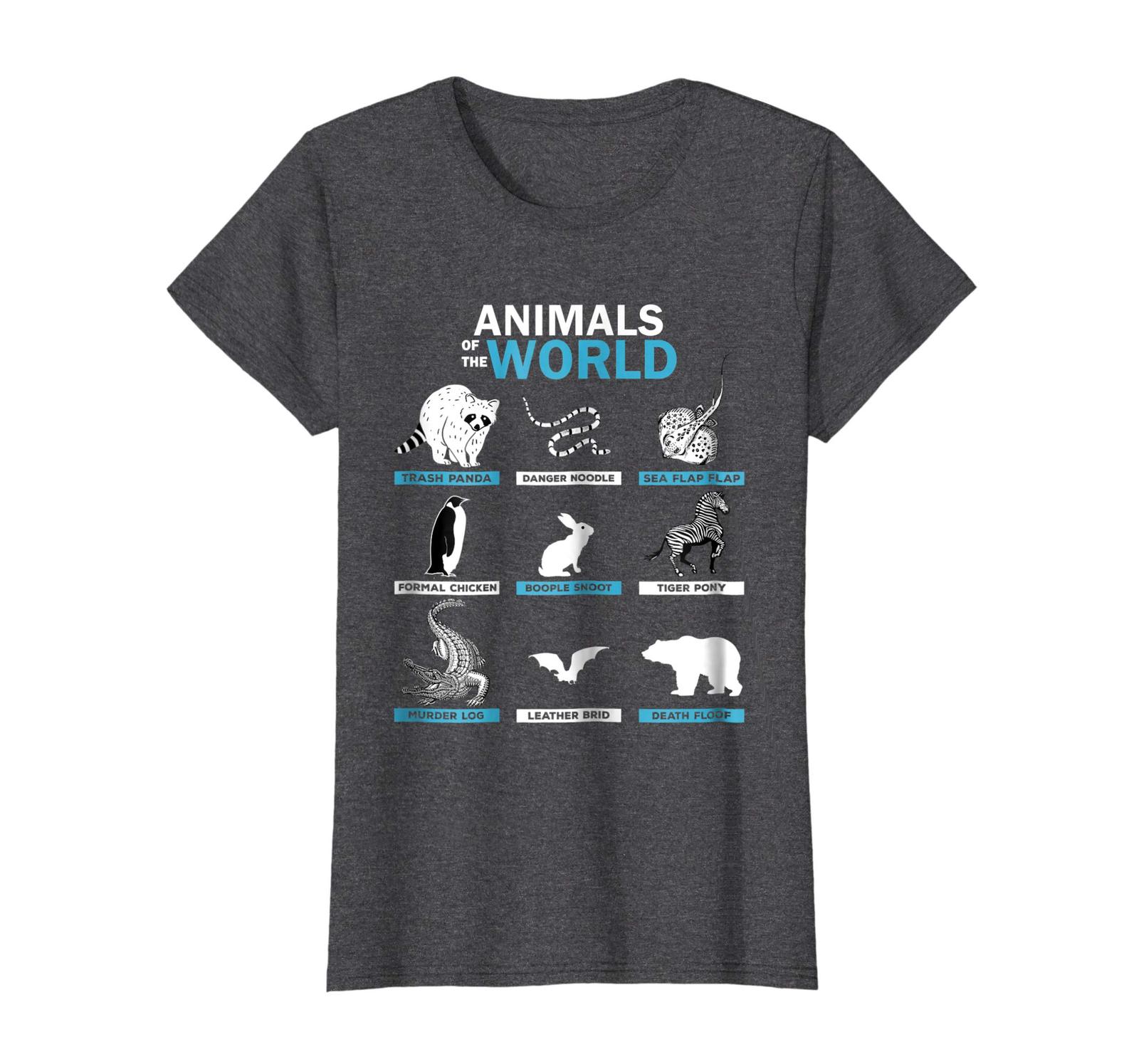 Funny Tshirt - ANIMALS OF THE WORLD SHIRT 2018 T-shirt Wowen - T-Shirts ...