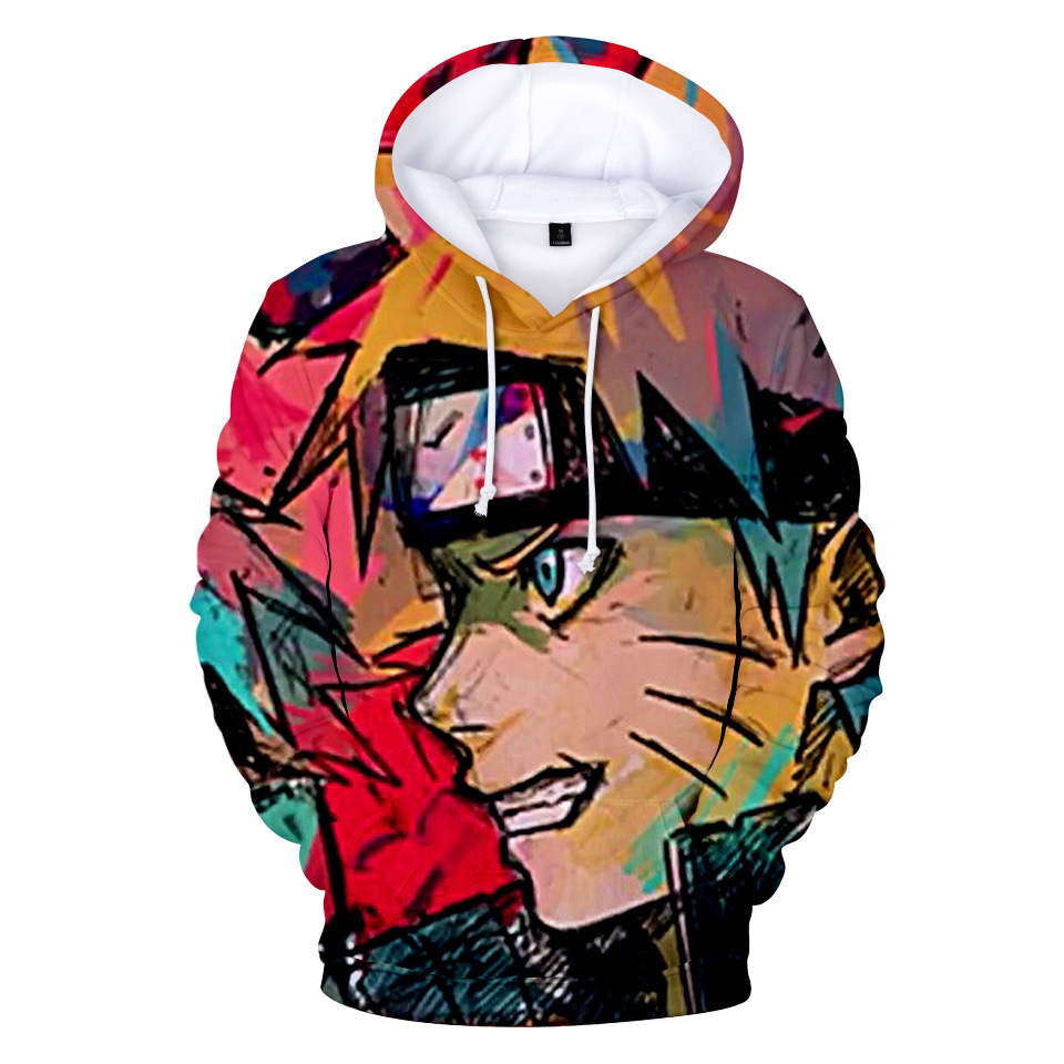 NARUTO Uzumaki Naruto Hoodie Sweatshirts Halloween Cosplay Costume