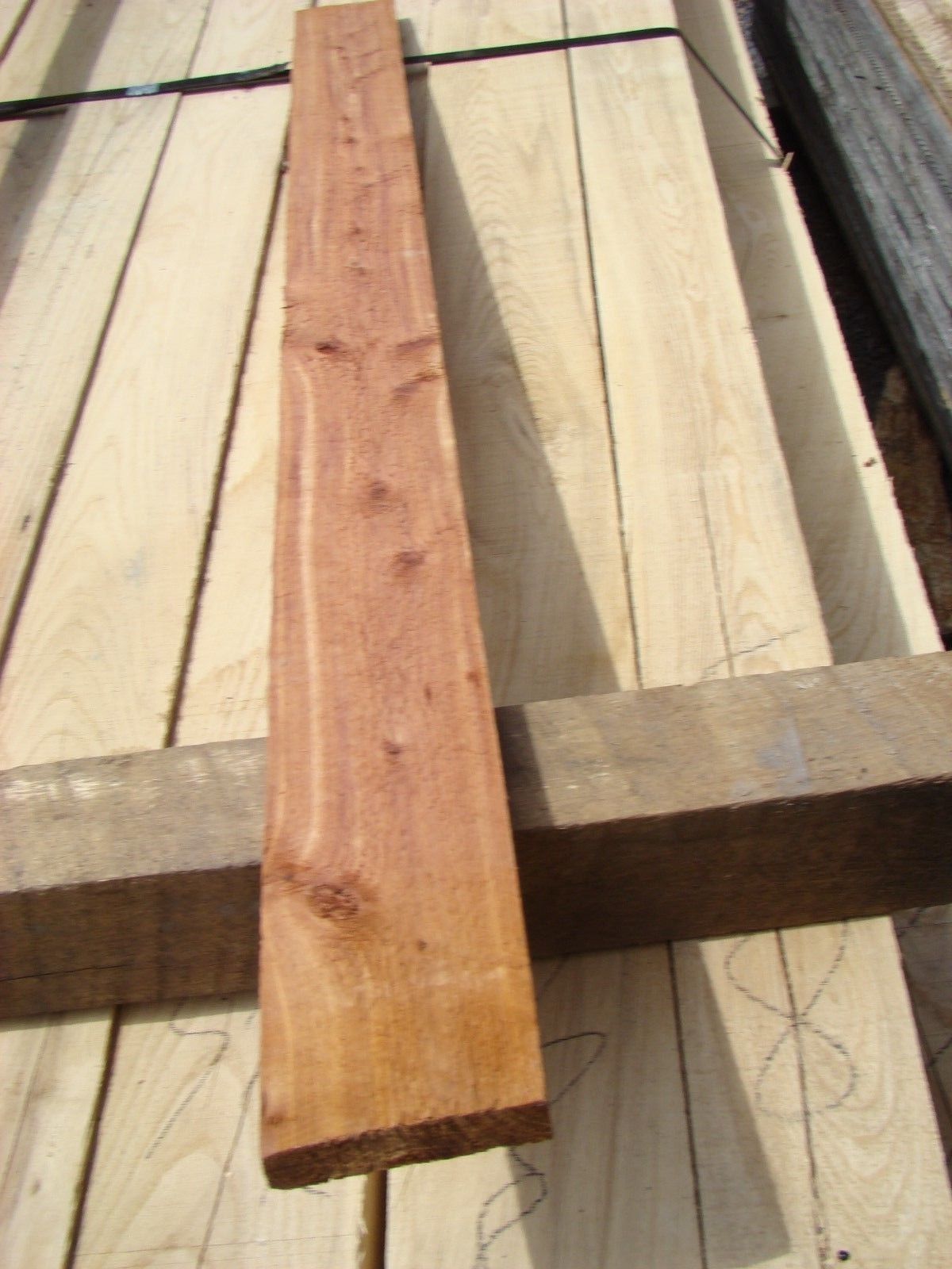 Aromatic Eastern Red Cedar Rough Cut 1x4 Boards 48 Long Lumber