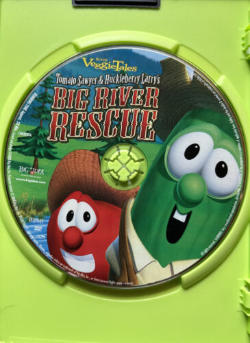 Veggietales Tomato Sawyer And Huckleberry Larrys Big River Rescue Dvd