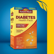 Nature Made Daily Diabetic Health Pack 60 Packets Free shipping - $31.79