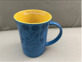 Walt Disney World Donald Duck Blue Ceramic Mug NEW