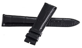 Ulysse Nardin 20mm x 16mm Black Alligator Leather Watch Band 3E11 - $456.28
