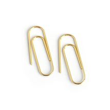Fashion Paper Clip Hoop Earrings - $14.55