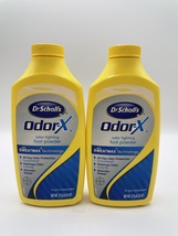 2 Dr. Scholl&#39;s Odor-X Odor Fighting Foot Powder 6.25 oz Each    Bs110 - $49.00