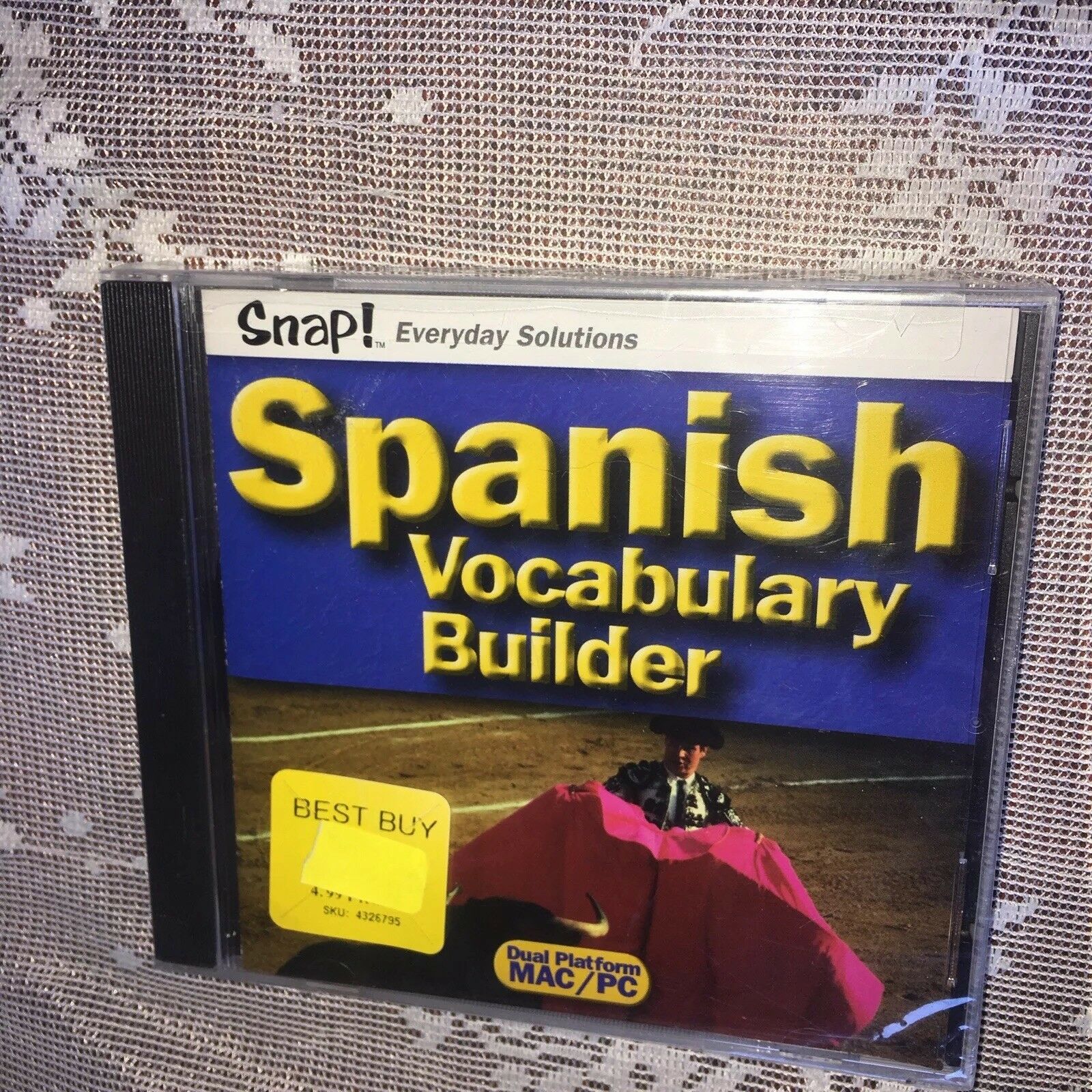 SNAP! Spanish Vocabulary Builder Digital Platform Windows 95 , MAC/ PC