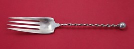 Twist & Ball by Whiting Sterling Silver Cold Meat Fork (No Hallmark) 9 1/2" - $229.00