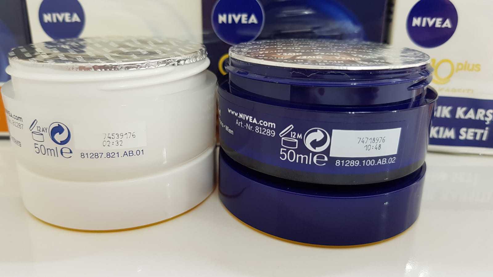 NIVEA Q10 Plus Anti Wrinkle Anti Aging Day & Night Cream 50ml Set FREE ...