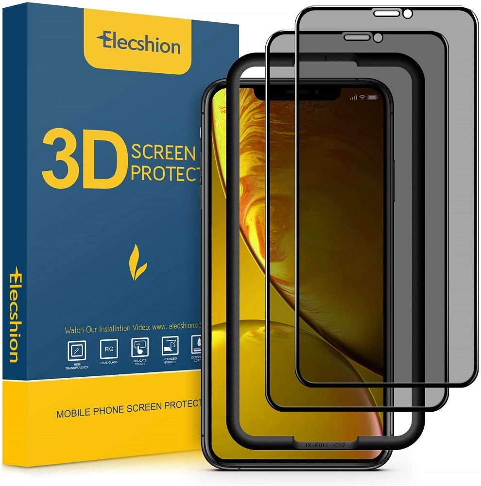 (2-Pack) Privacy Screen Protector Full-Coverage)(6.1 '')(Case Friendly)