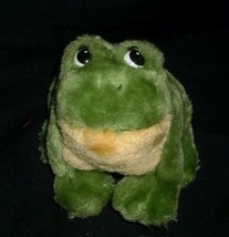 5 "vintage 1983 dakin green frog whistle noise stuffed animal - $23.01