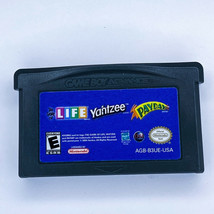 Game of Life Yahtzee Payday GameBoy Advance Cartridge GBA Game Boy Tested - $5.65