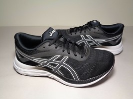 ASICS Size 7 Wide GEL-EXCITE 6 Black White Running Sneakers New Women's Shoe's - $117.81